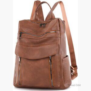 PU Leather Anti-Theft Backpack Purse Convertible Satchel Travel Shoulder Bag